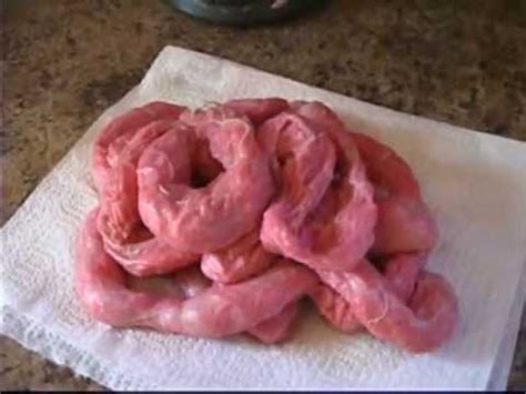 plastic bag fake intestines|how to use latex for false bowels.